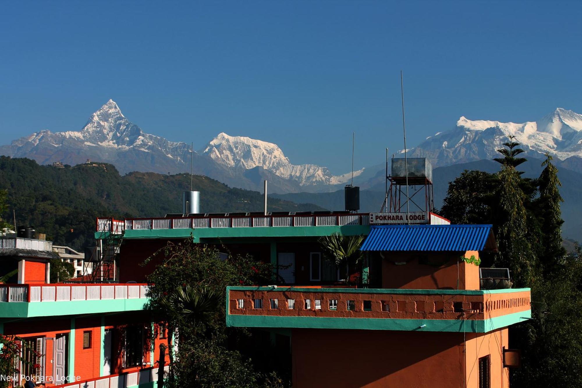 New Pokhara Lodge Bagian luar foto