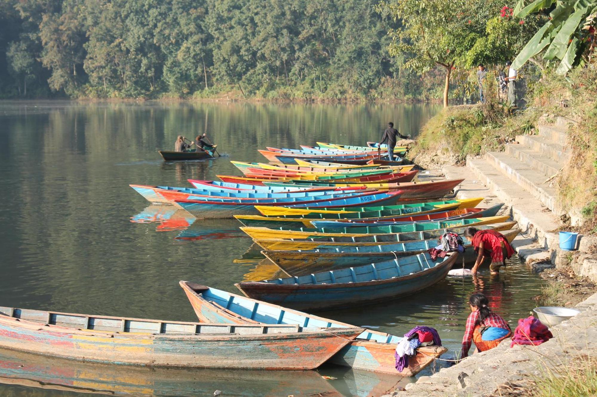 New Pokhara Lodge Bagian luar foto